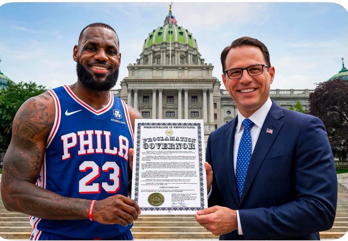 宾州州长亲自出马招募勒布朗·詹姆斯，NBA历史首例
